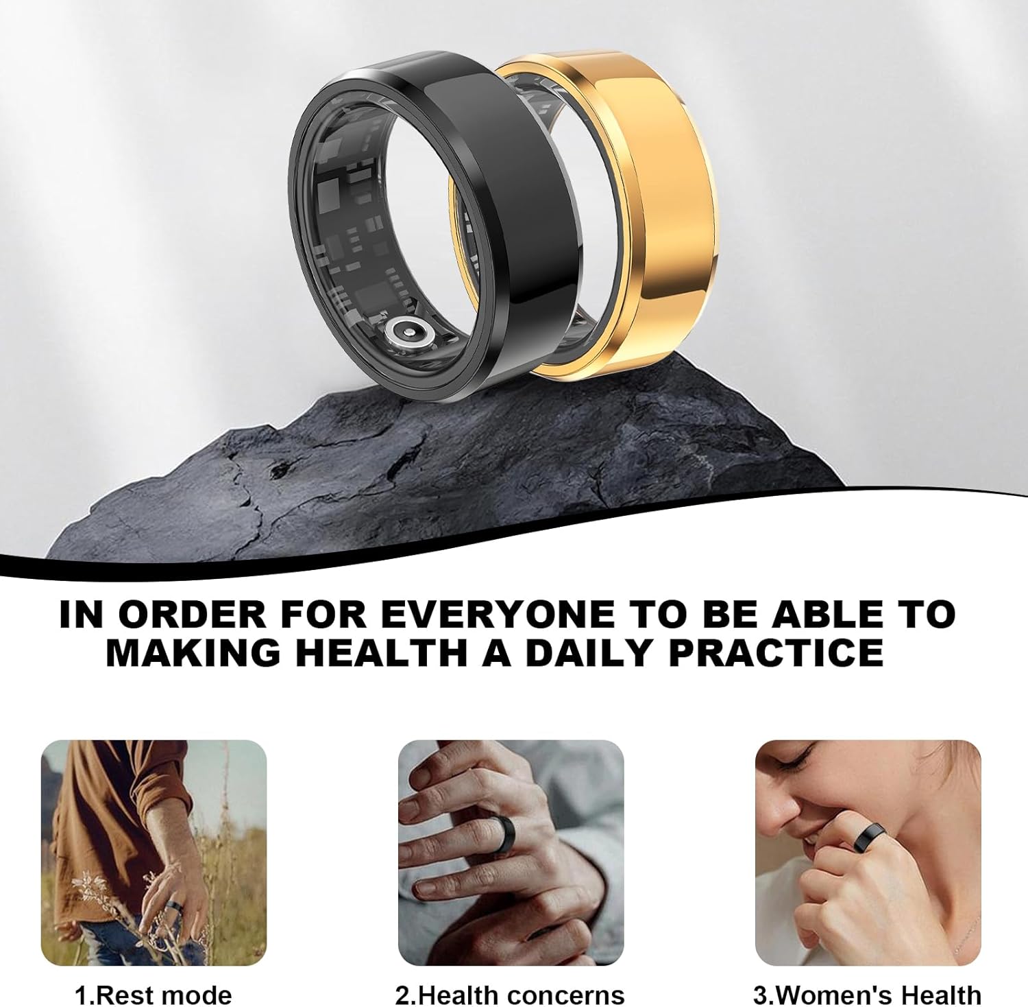 Smart Health Tracking Ring