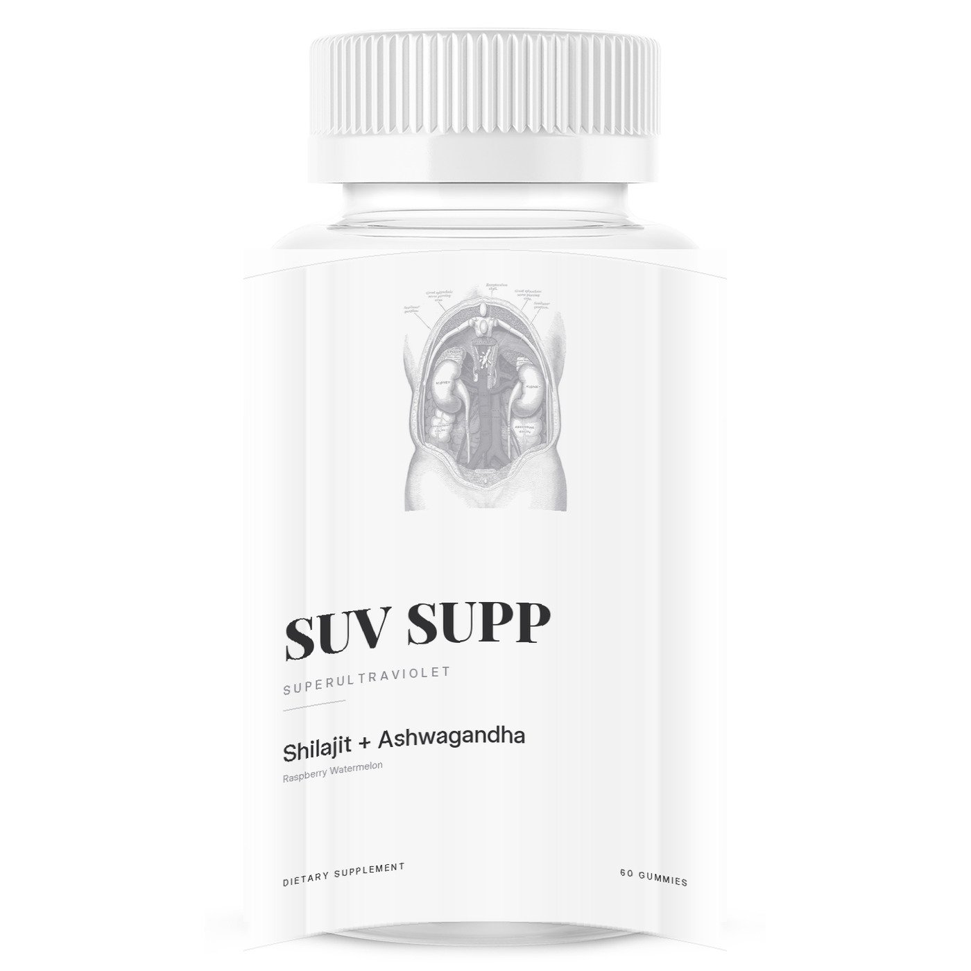 Shilajit + Ashwagandha Gummies, SUV SUPP